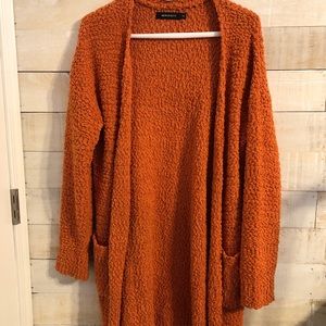 Rust Orange Cardigan